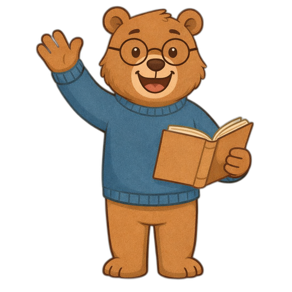 Миша-репетитор машет лапой